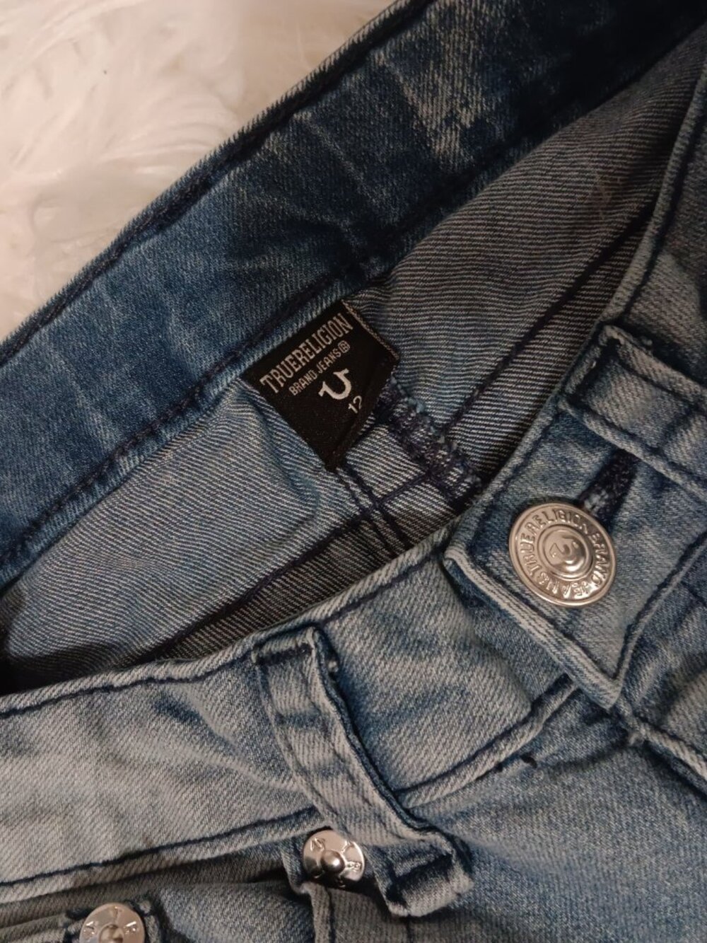True Religion brand jeans / Size 12 Tweens / geno relaxed slim - Picture 3 of 6